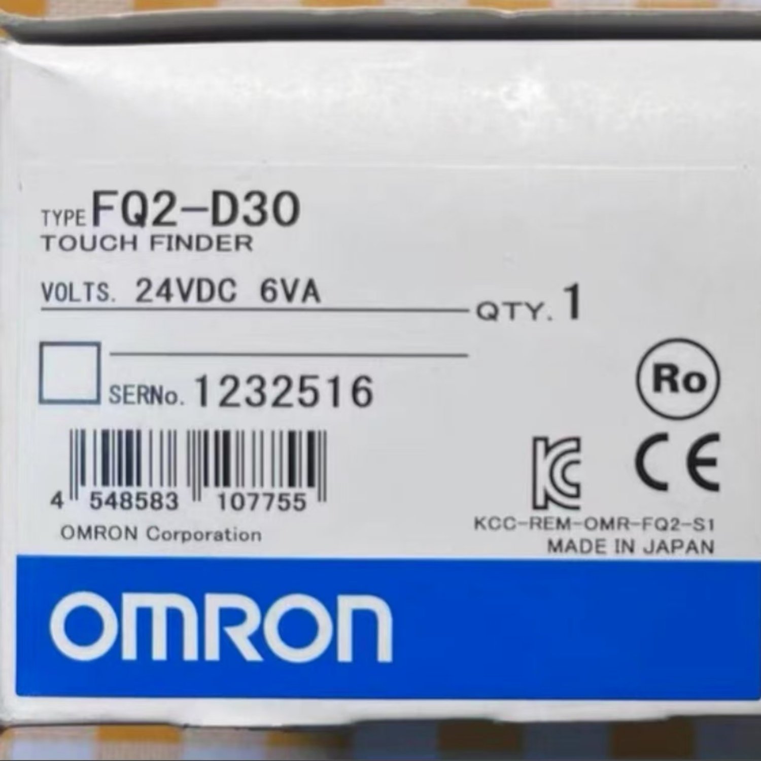 OMRON FQ2-D30 Machine Vision Camera