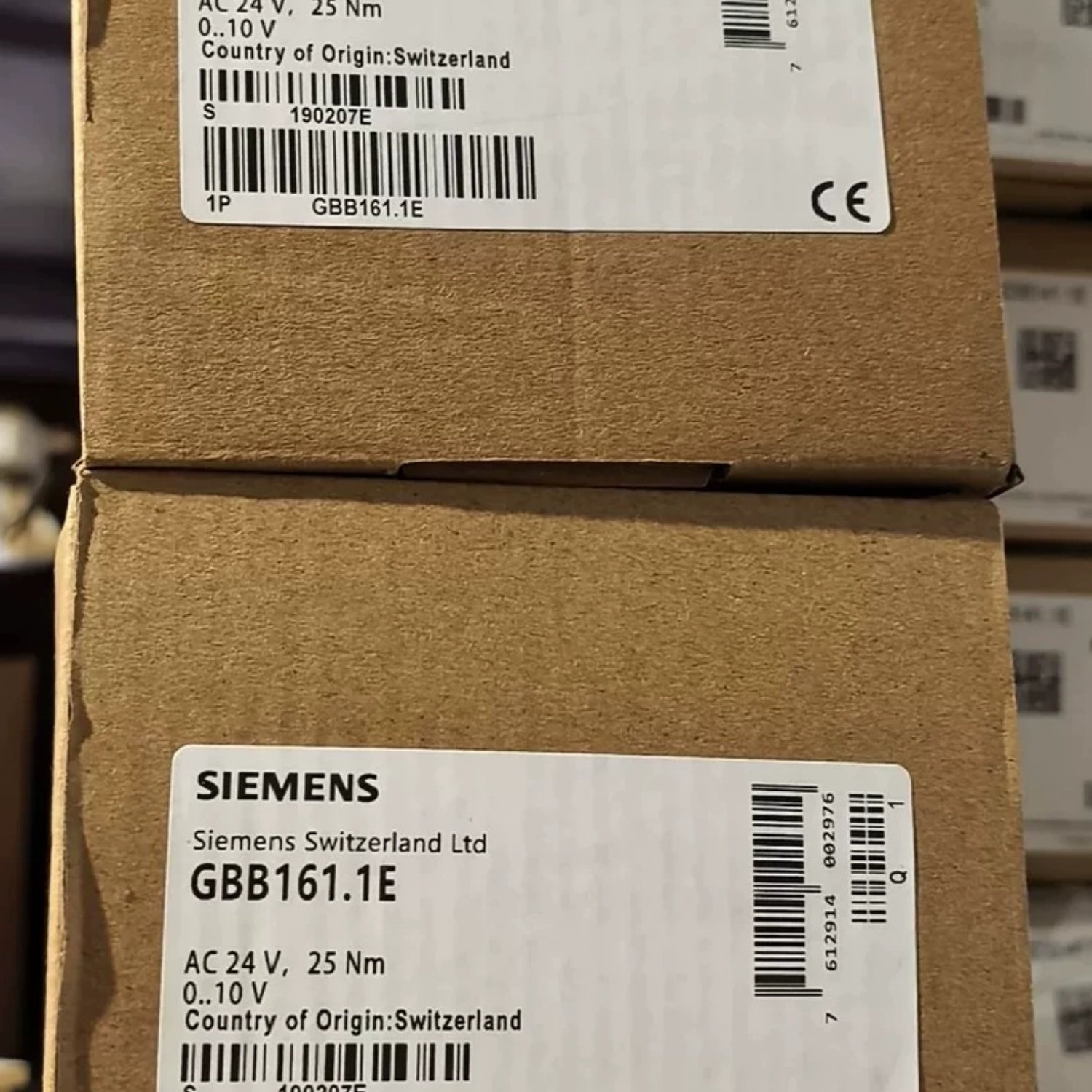 SIEMENS GBB161.1E Damper Actuator (GBB Series)