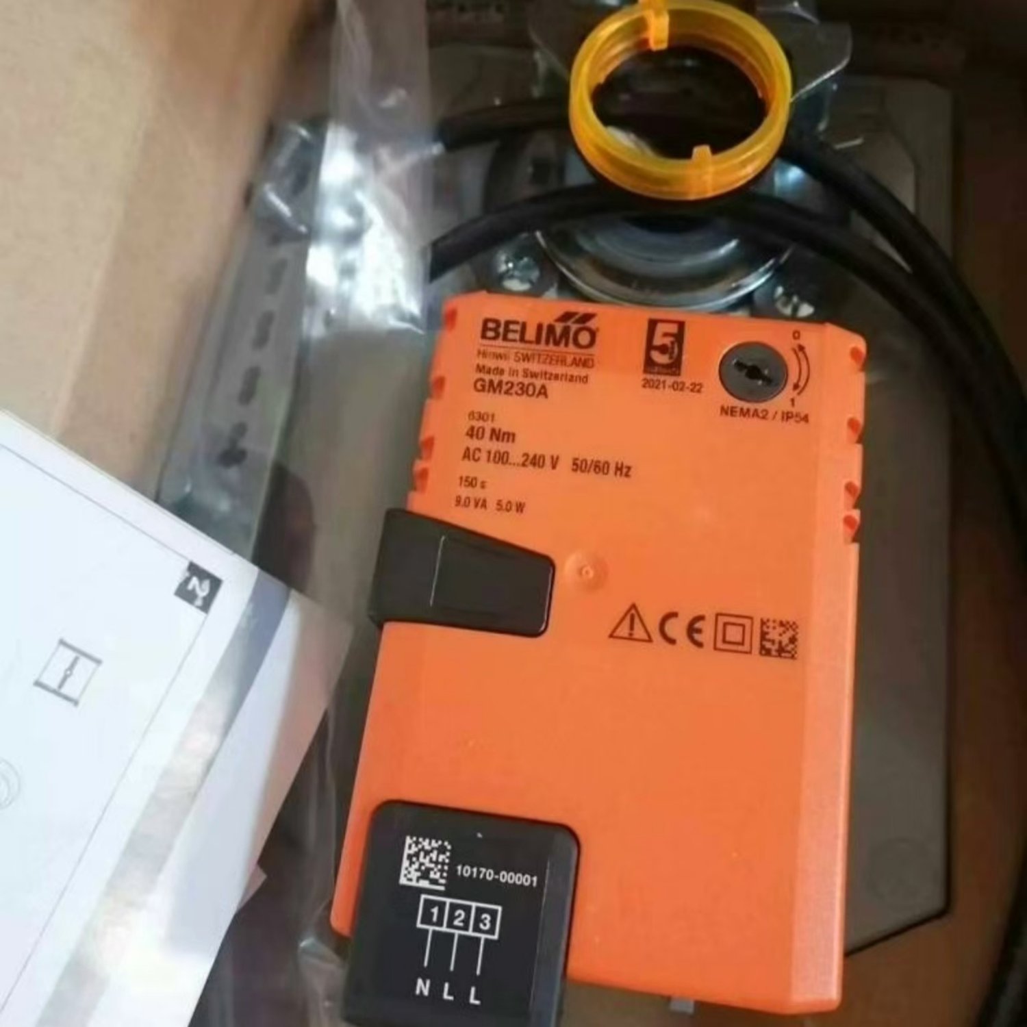 BELIMO GM230A 40NM Rotary Damper Actuator (GM Series) - Image 4