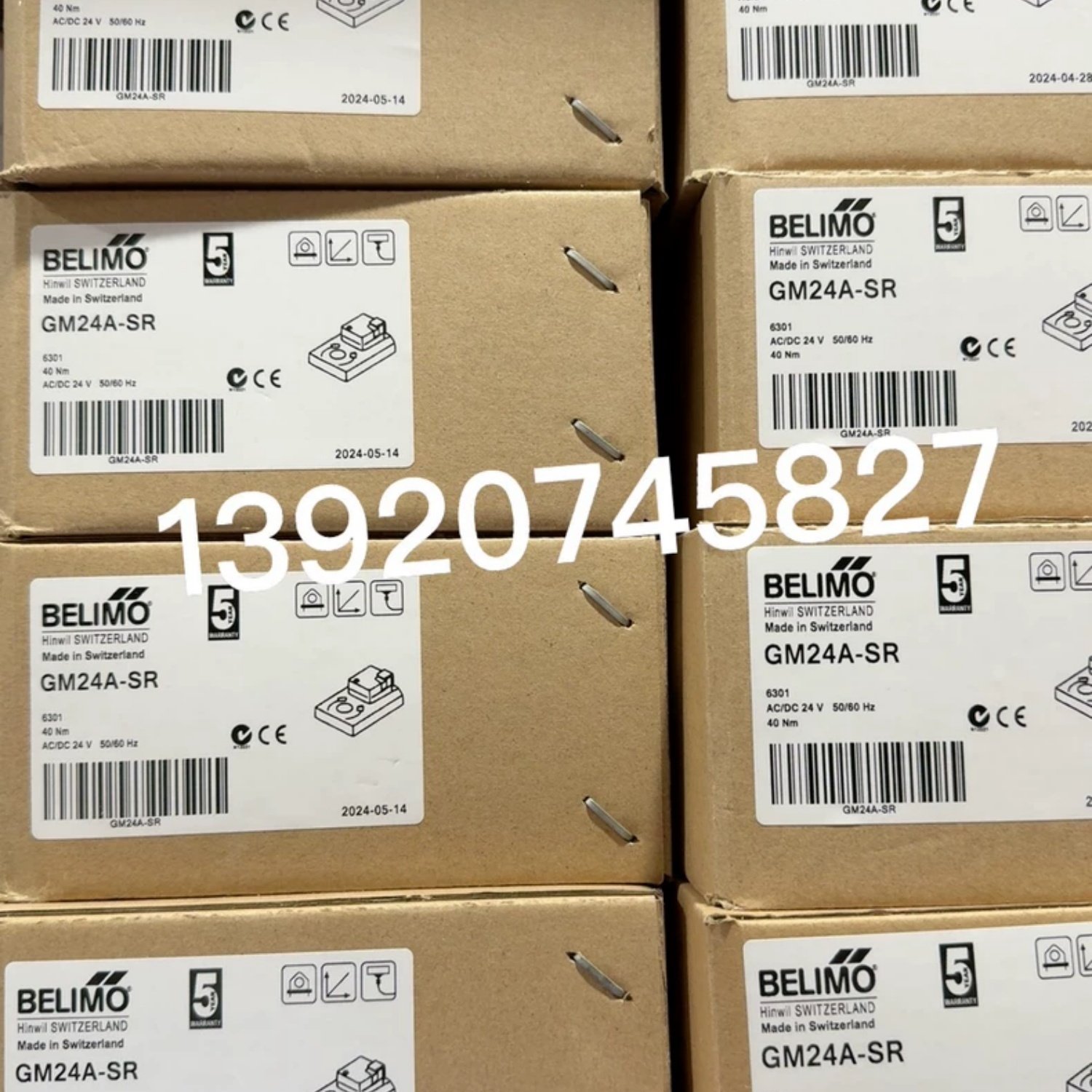 BELIMO GM24A-SR Modulating Damper Actuator (GM Series)