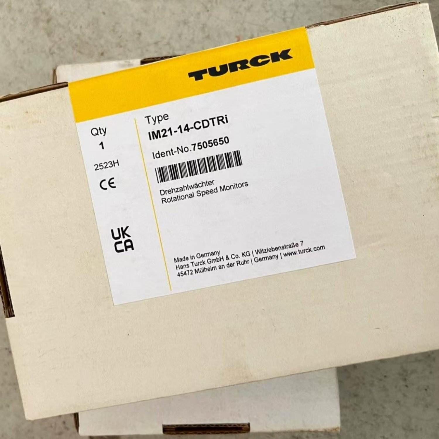 TURCK IM21-14-CDTRI 7505650 Safety Barrier Isolator