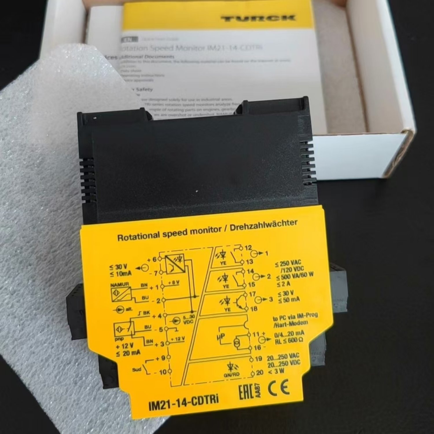 TURCK IM21-14-CDTRI 7505650 Rotation Speed Monitor (IM21) - Image 3