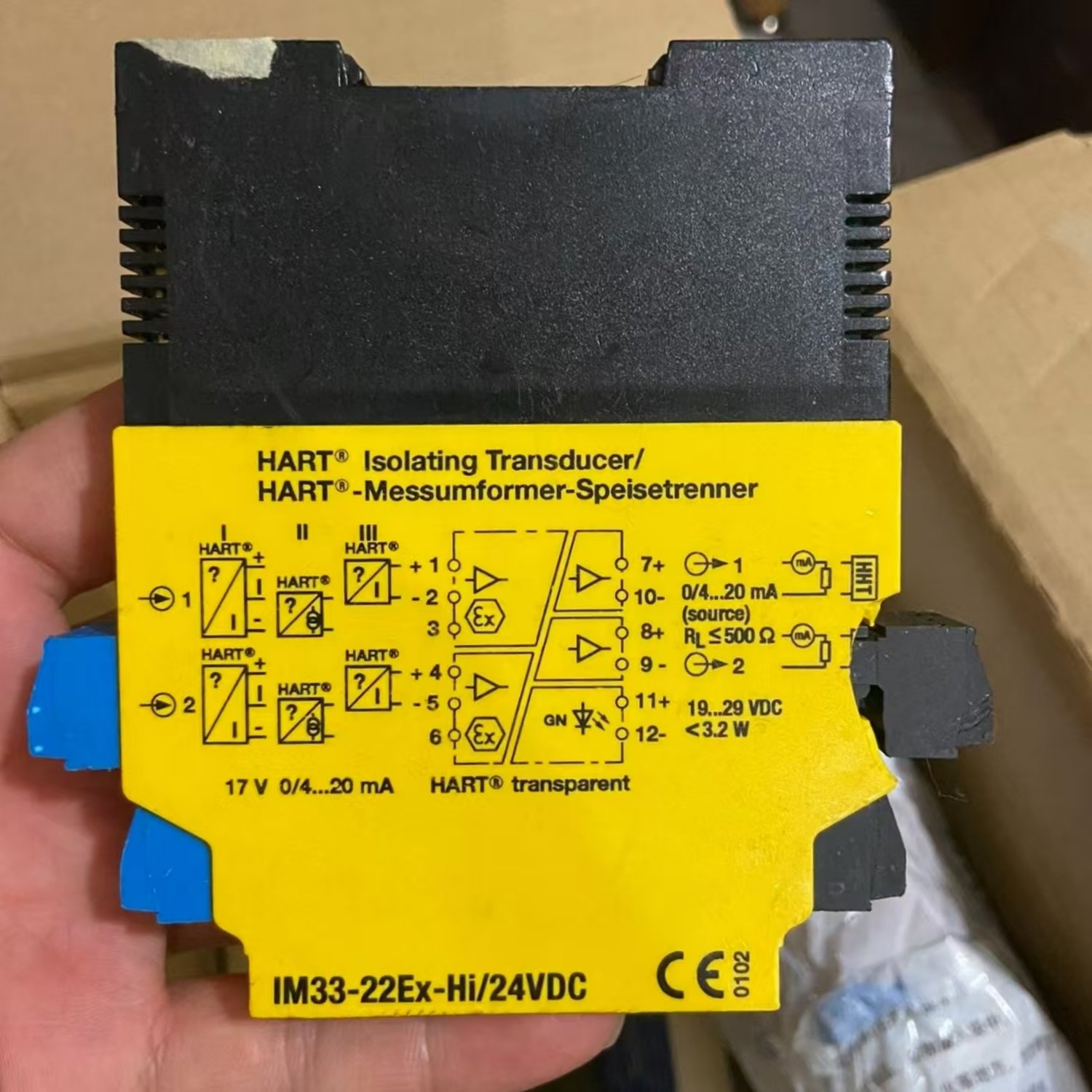 TURCK IM33-22EX-HI-24VDC Isolating Transducer (IM33) - Image 3