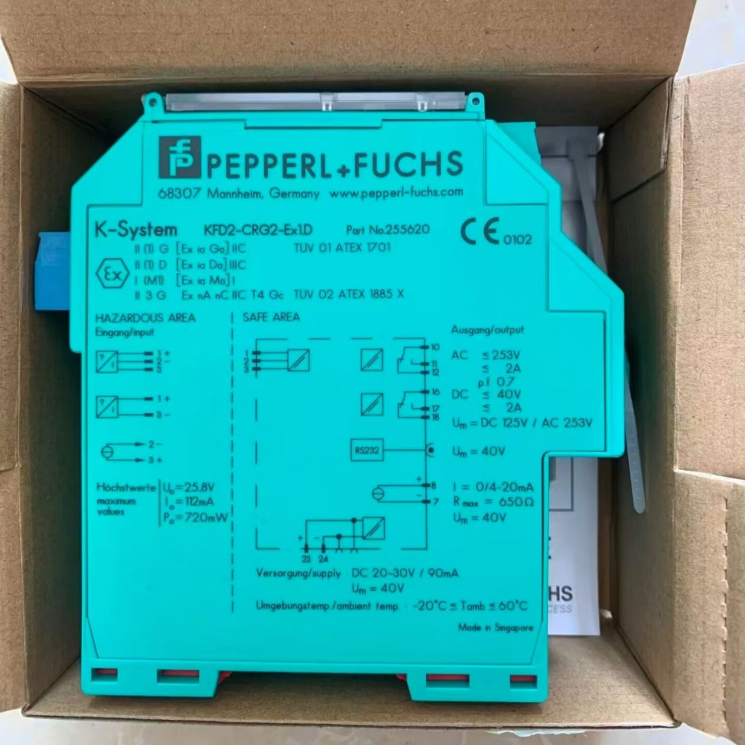 PEPPERL+FUCHS KFD2-CRG2-EX1.D Isolated Barrier (KFD2) - Image 3