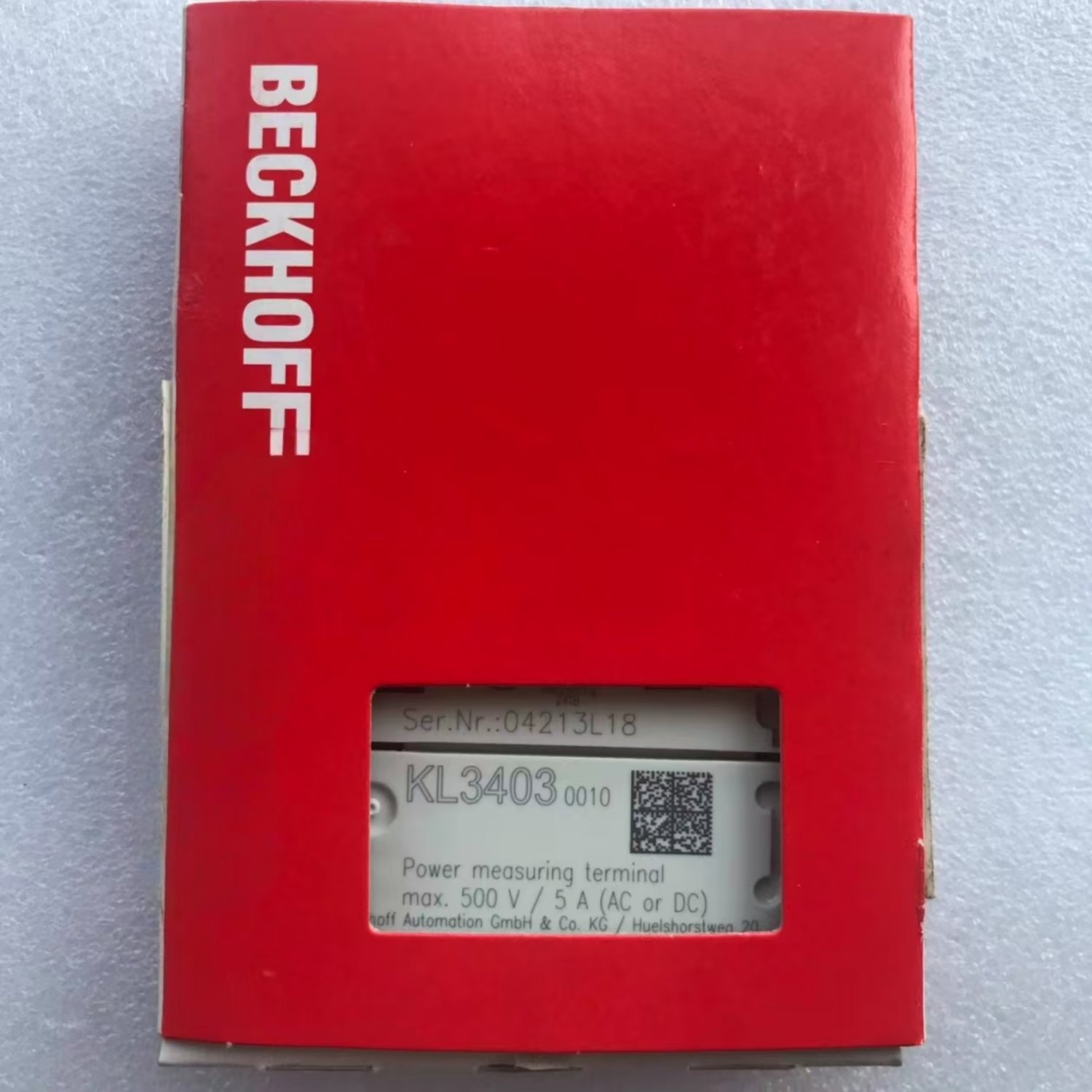 BECKHOFF KL3403-0010 Module