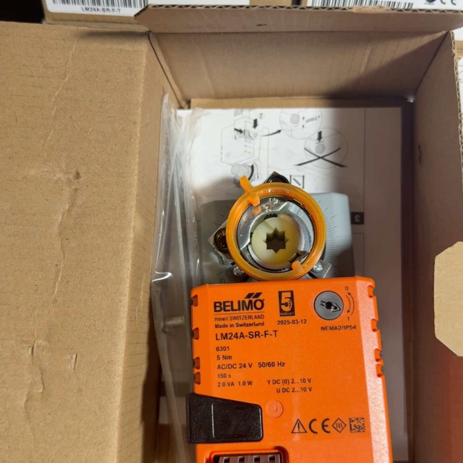 BELIMO LM24A-SR-F-T Modulating Damper Actuator (LM Series) - Image 2