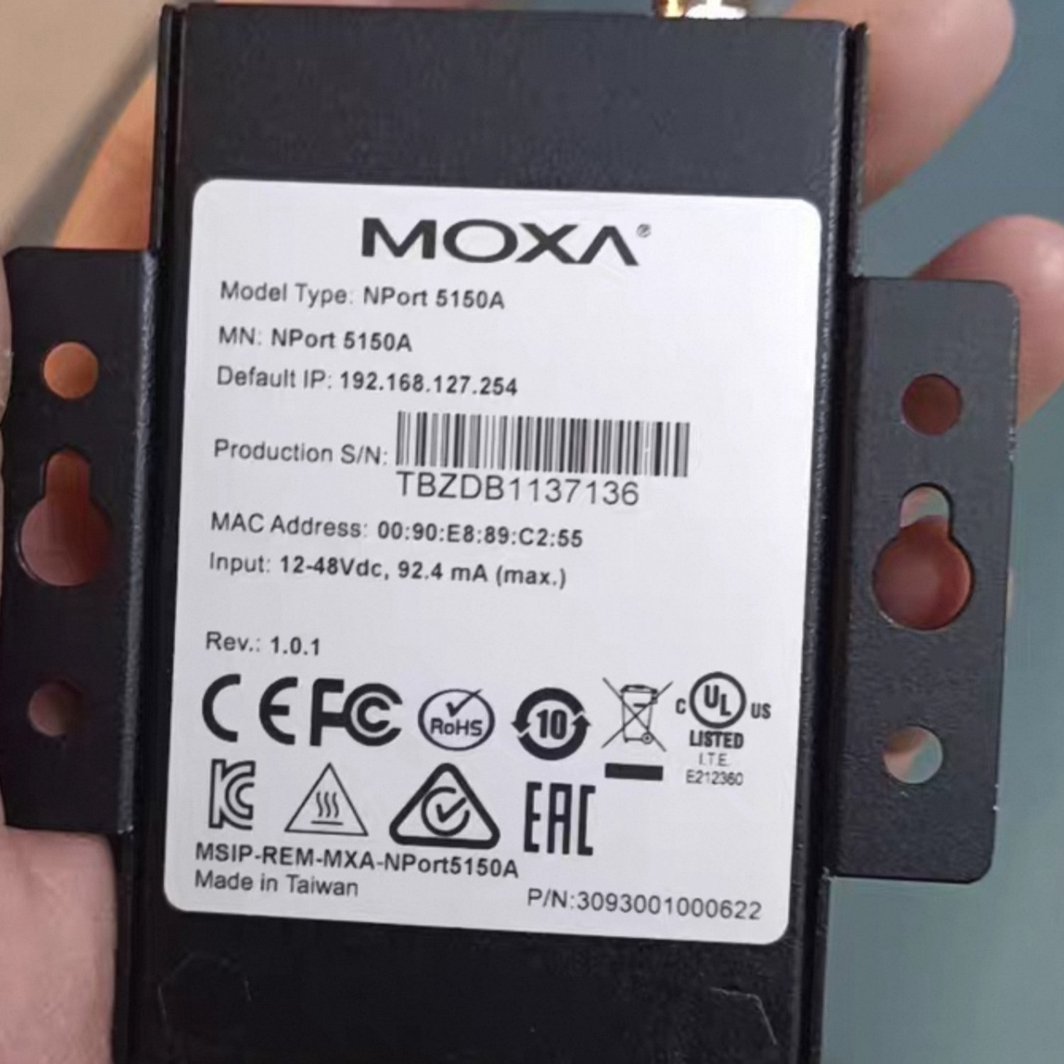 MOXA NPORT 5150A Serial Device Server (NPort 5150A) - Image 4