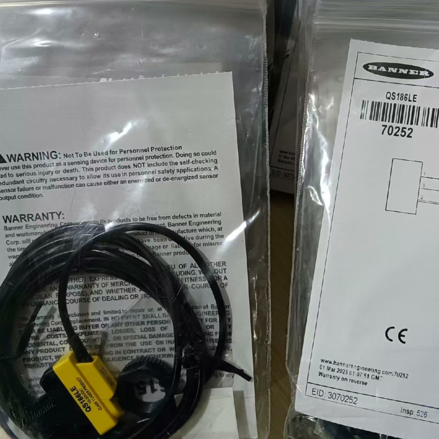 BANNER QS186LE Laser Photoelectric Emitter (QS18 Series) - Image 3