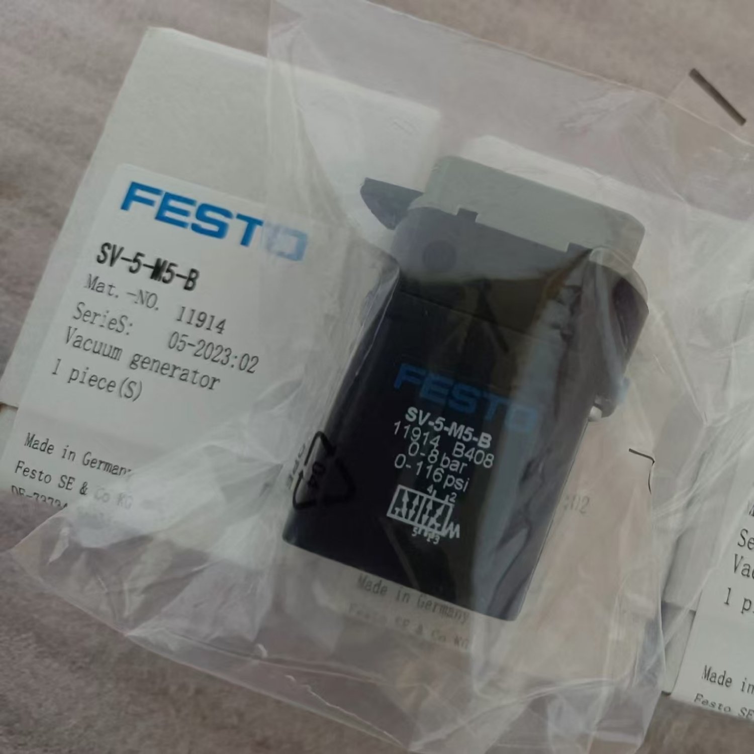 FESTO SV-5-M5-B 11914 Manual Valve (SV Series) - Image 3