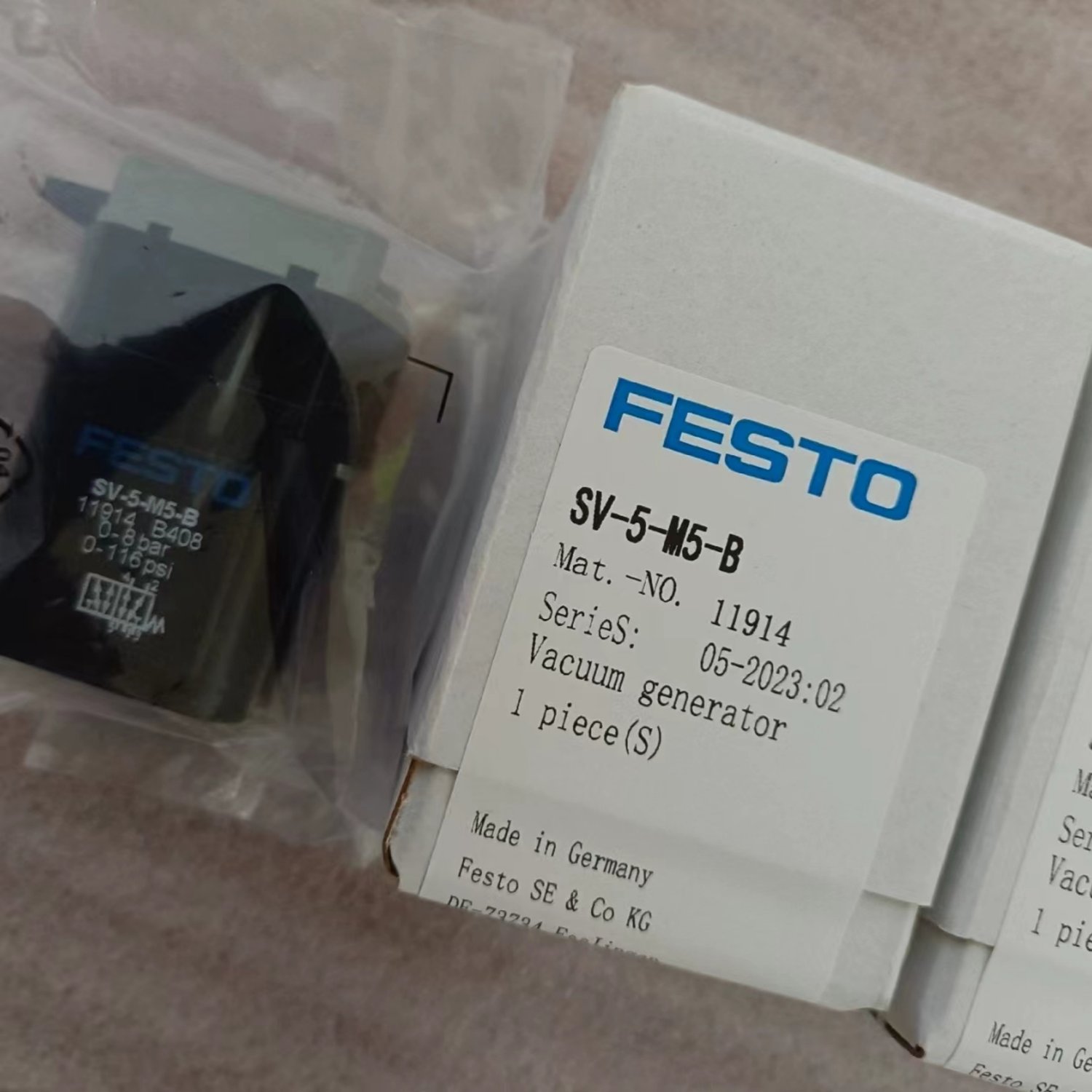 FESTO SV-5-M5-B 11914 Manual Valve (SV Series) - Image 5