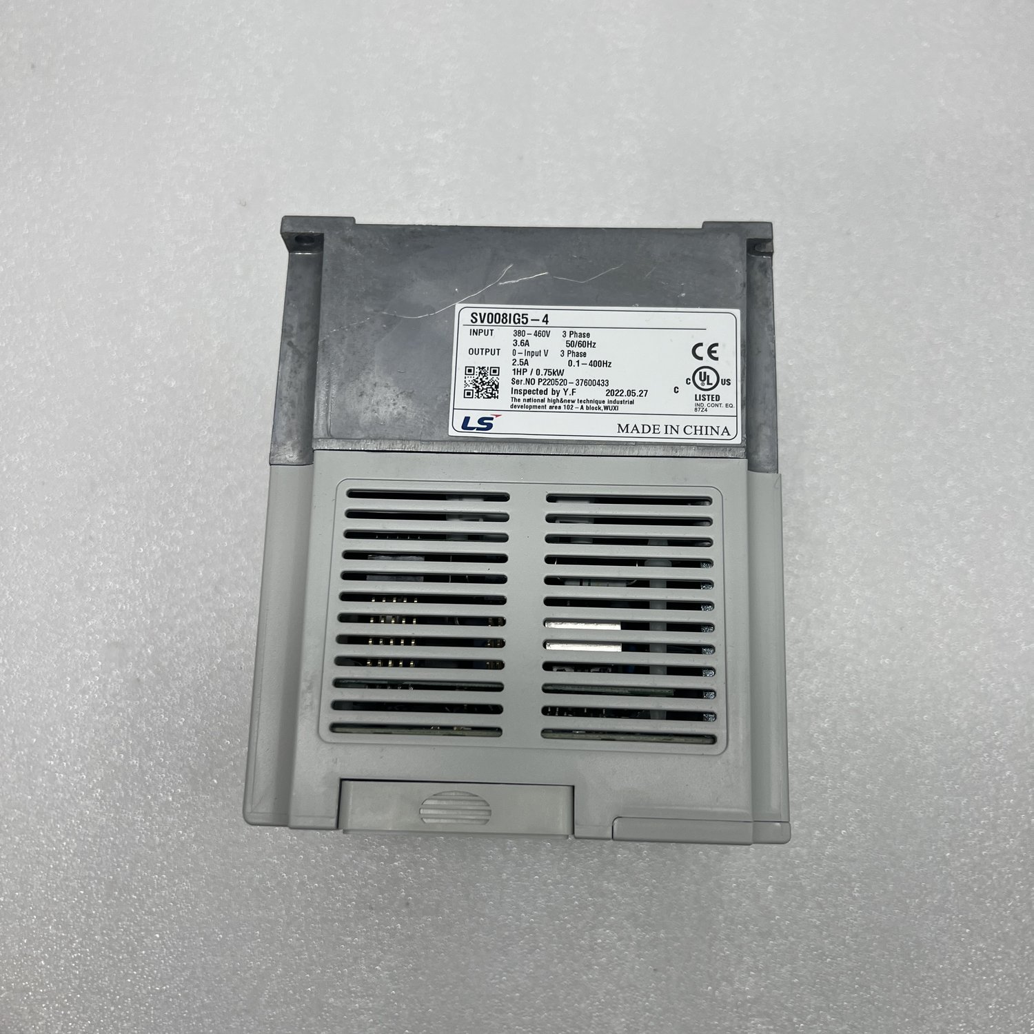 LS SV008IG5-4 Variable Frequency Drive (Starvert iG5) - Image 2