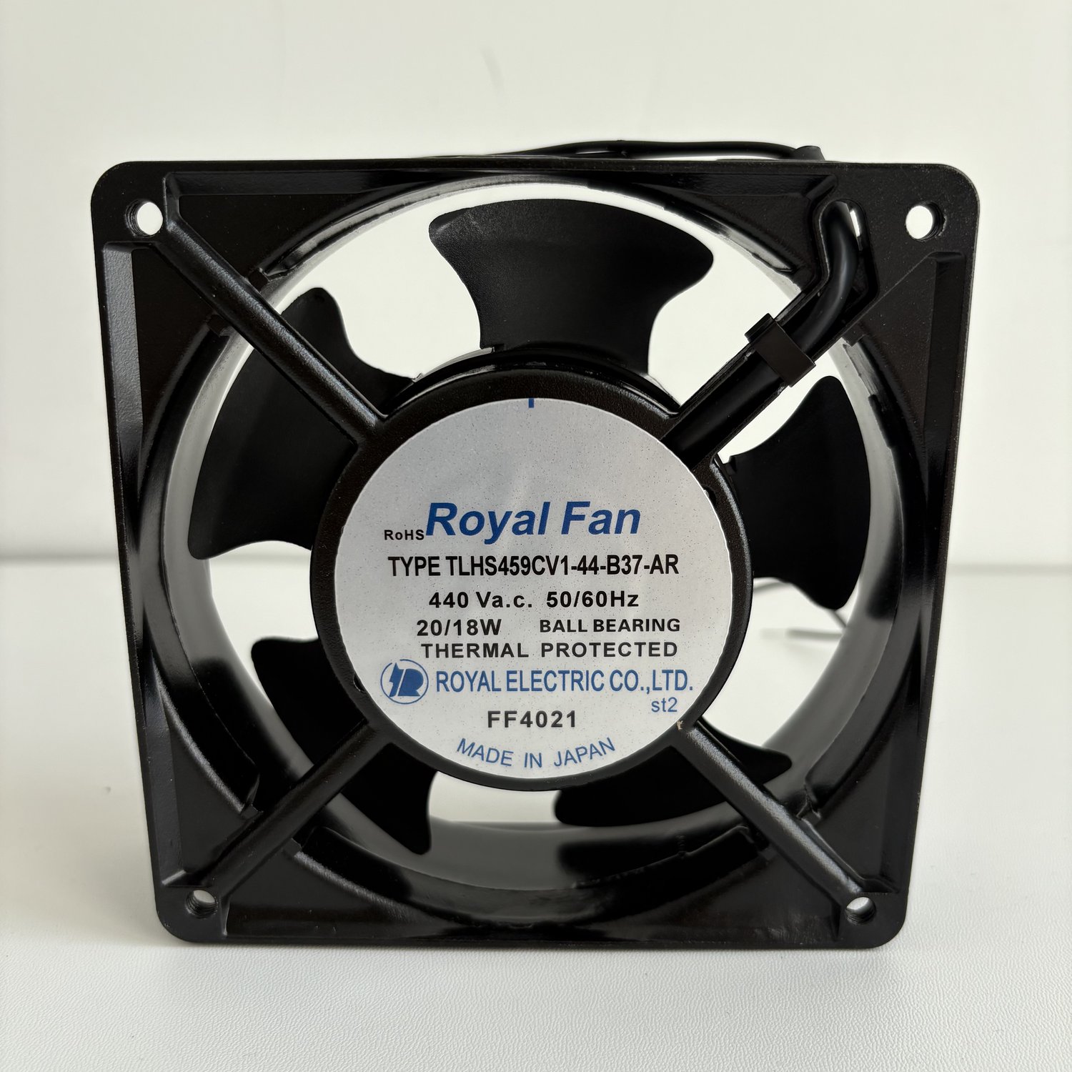 Royal Fan TLHS459CV1-44-B37-AR 440VAC 20W AC Cooling Fan (TLHS459 Series)