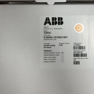 ABB V18345-1010521001 TZID-C Positioning Valve