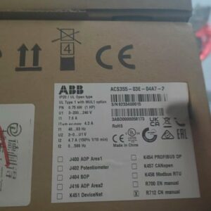 ABB ACS355-03E-04A7-2 Variable Frequency Drive