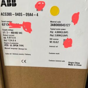 ABB ACS380-040S-09A4-4 Machinery Drive