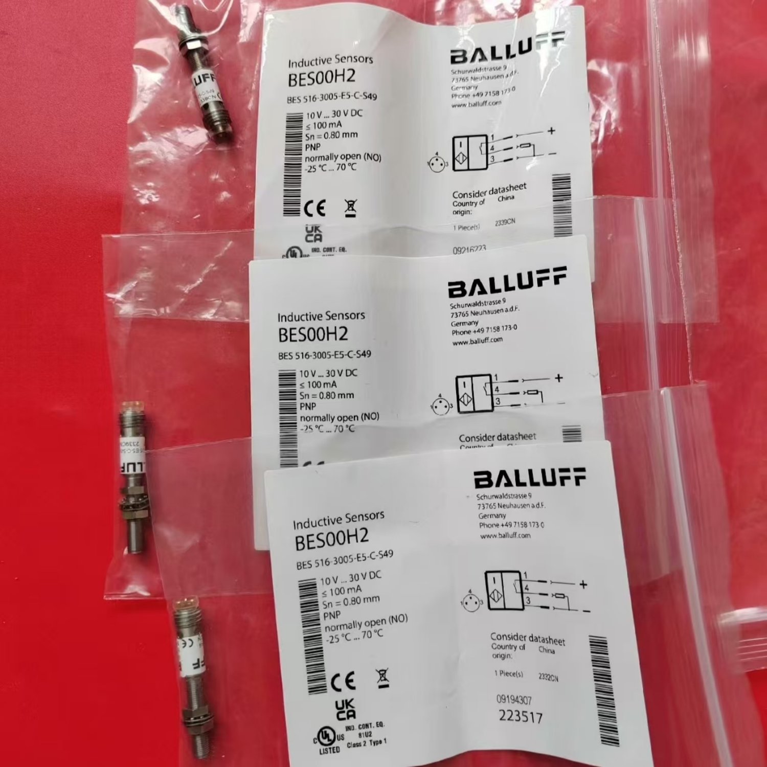 Balluff BES-516-3005-E5-C-S49 Inductive Proximity Sensor - Image 2