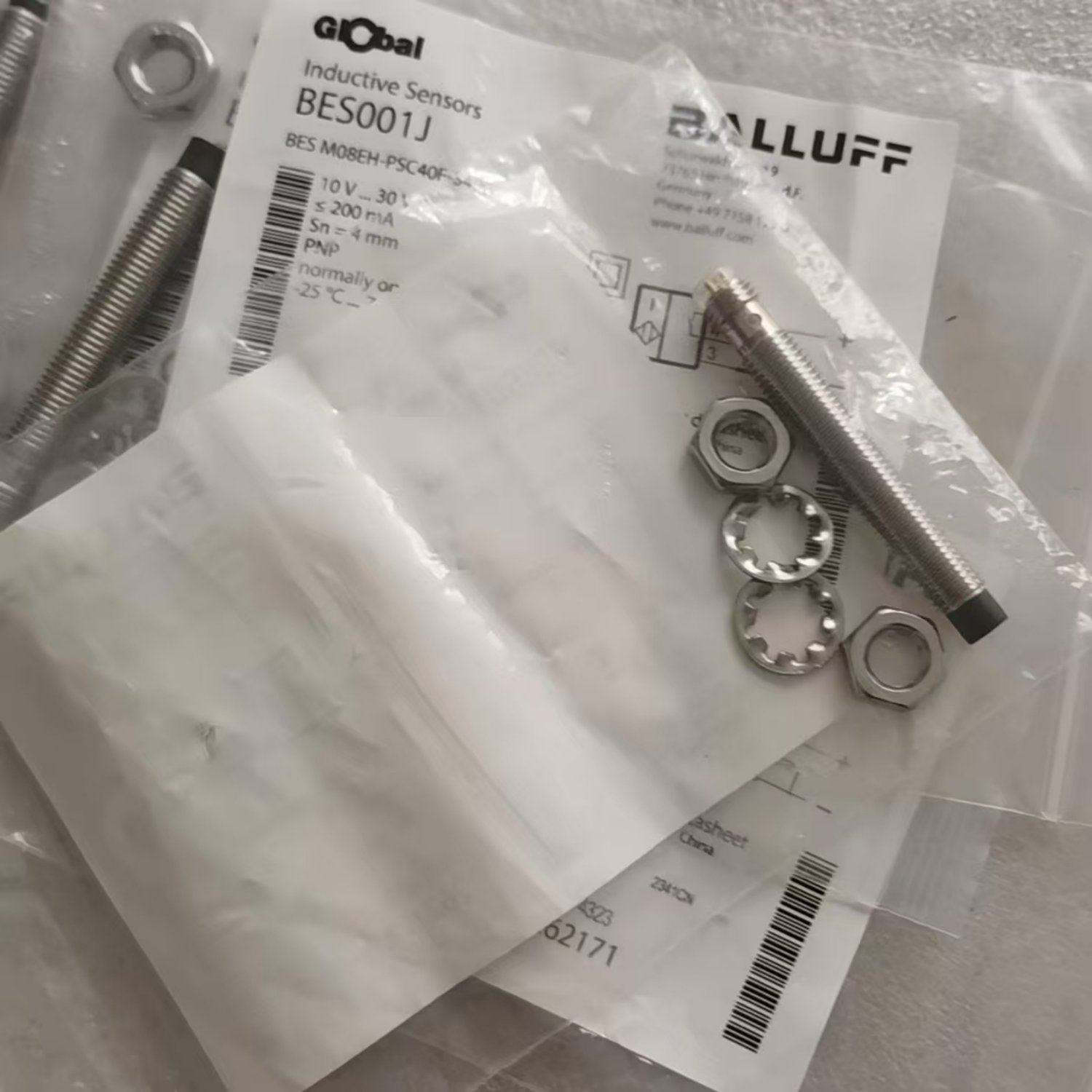 Balluff BES001J Inductive Proximity Sensor (BES M08EH-PSC40F-S49G) - Image 2