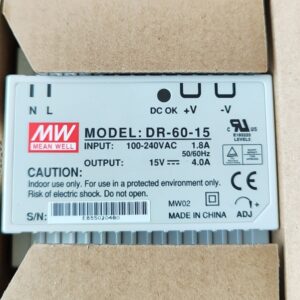 MEAN WELL DR-60-15 DIN Rail Power Supply