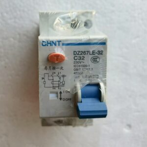 CHINT DZ267LE-32 1P+N C32 Residual Current Circuit Breaker with Overcurrent Protection