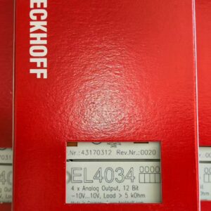 Beckhoff EL4034 4-Channel Analog Output EtherCAT Terminal