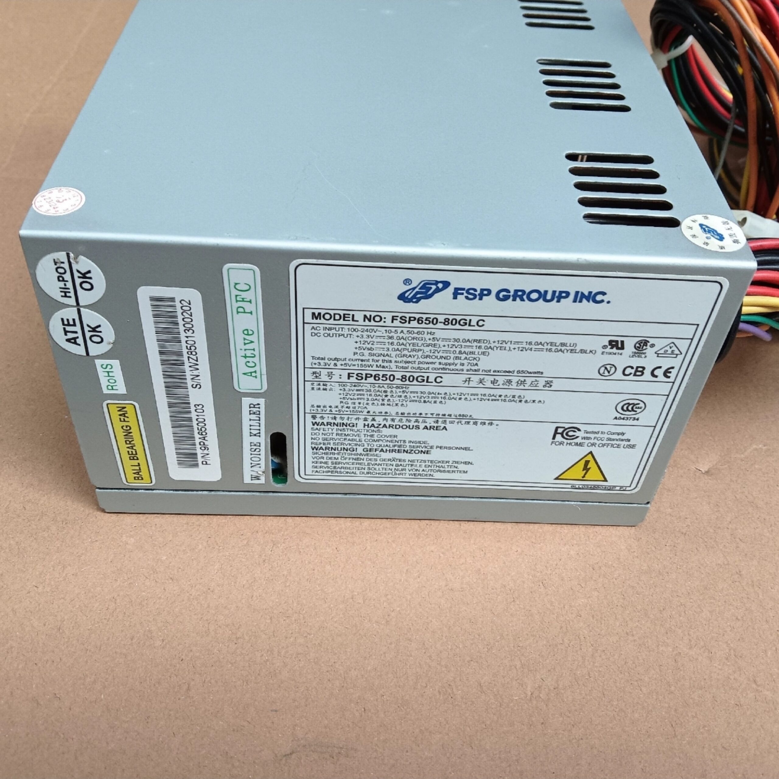FSP FSP650-80GLC ATX Power Supply
