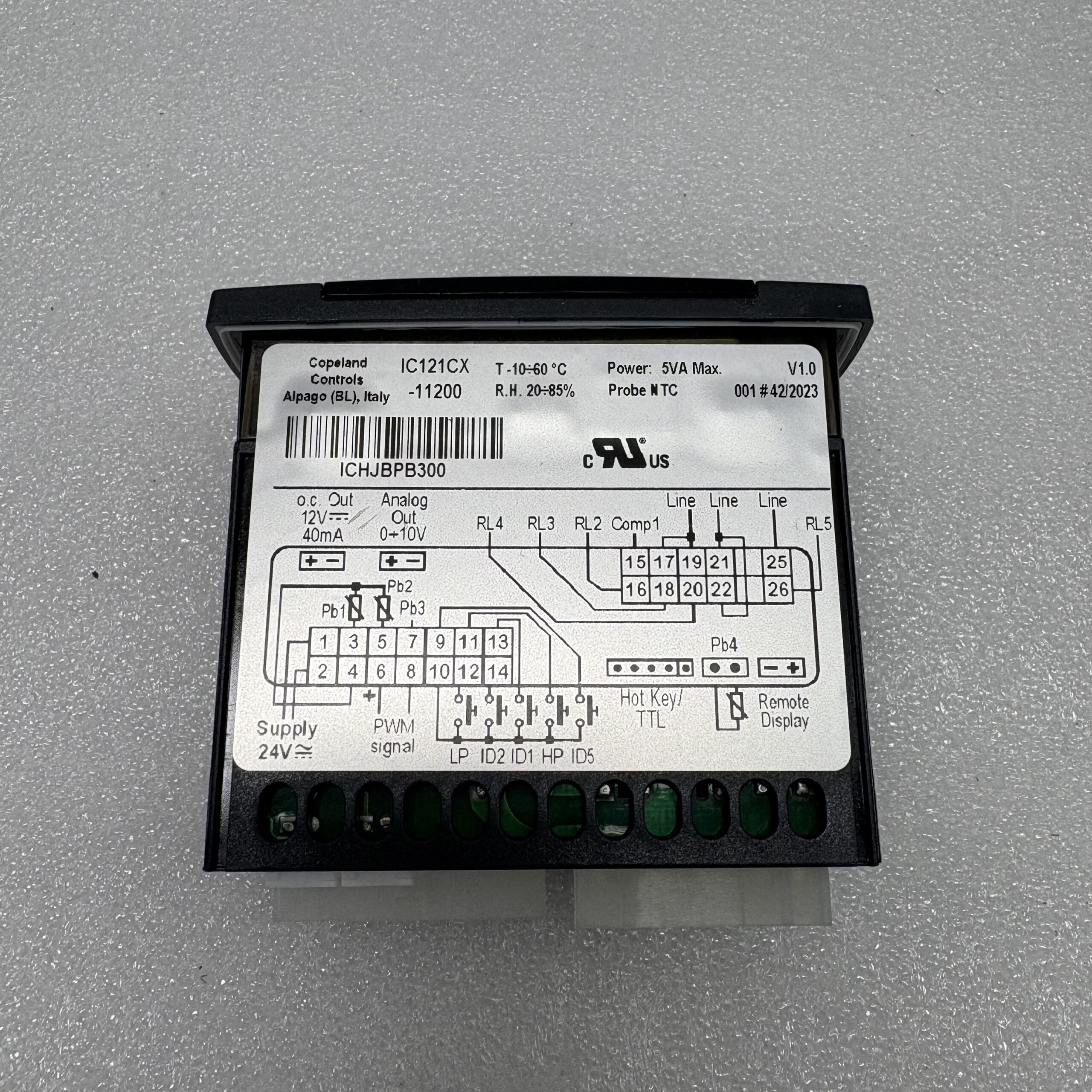 EMERSON IC121CX-11200 Temperature Controller - Image 2