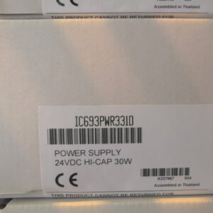 GE Fanuc IC693PWR331 High-Capacity PLC Power Supply