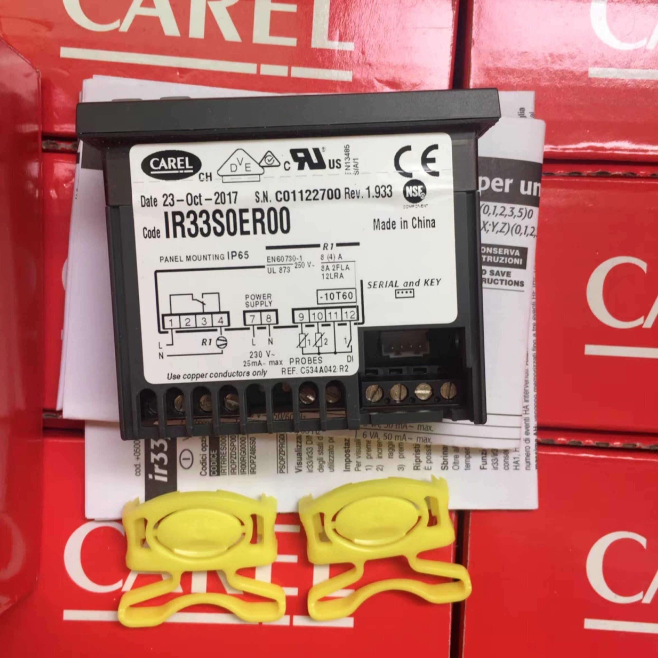 CAREL IR33S0ER00 Temperature Controller - Image 2