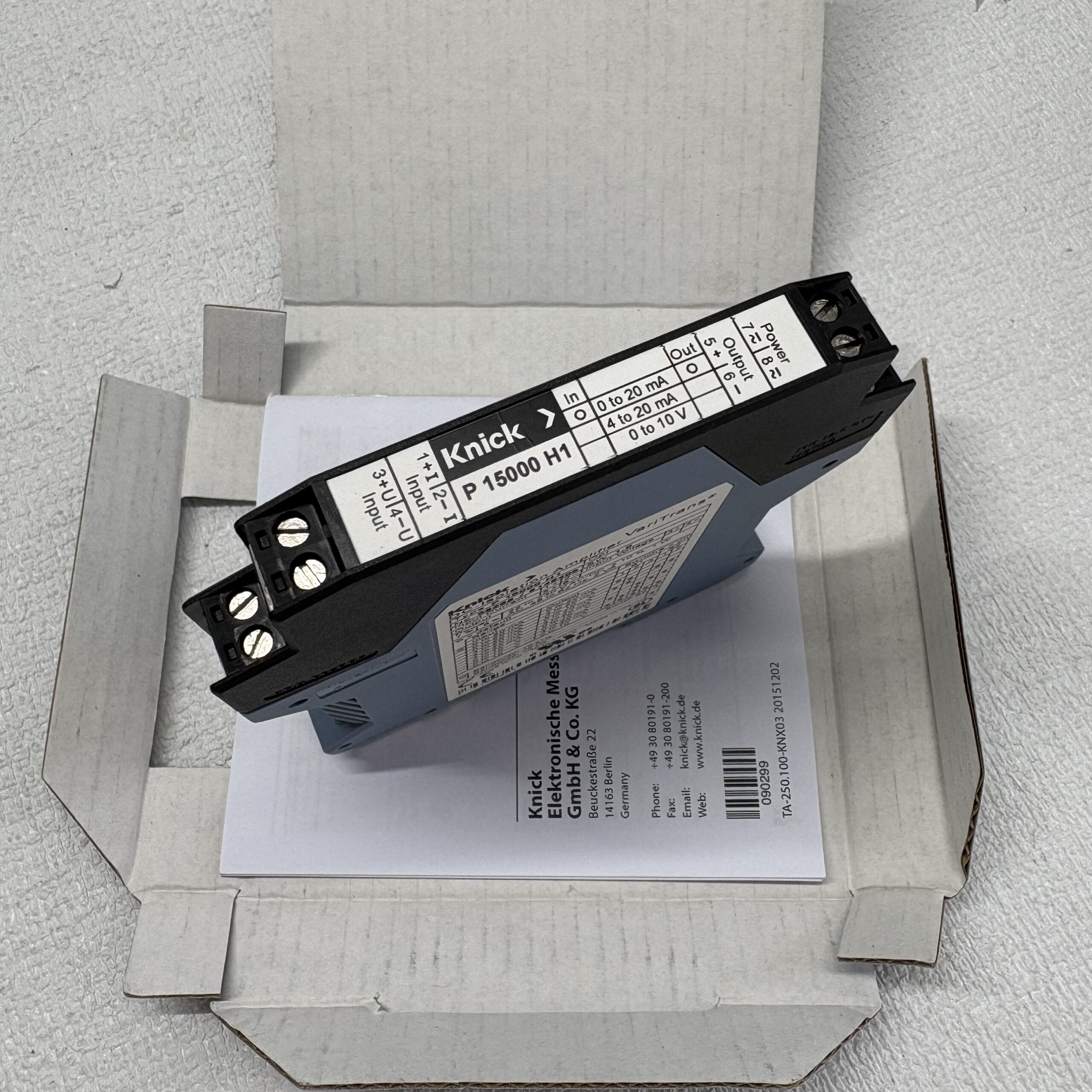 Knick P15000H1 Isolated Signal Conditioner