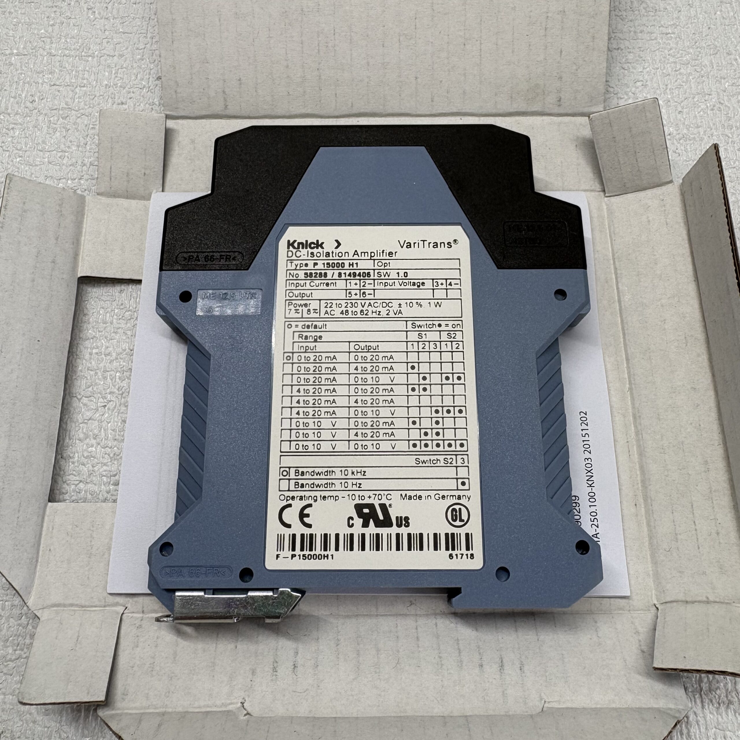 Knick P15000H1 Isolated Signal Conditioner - Image 2