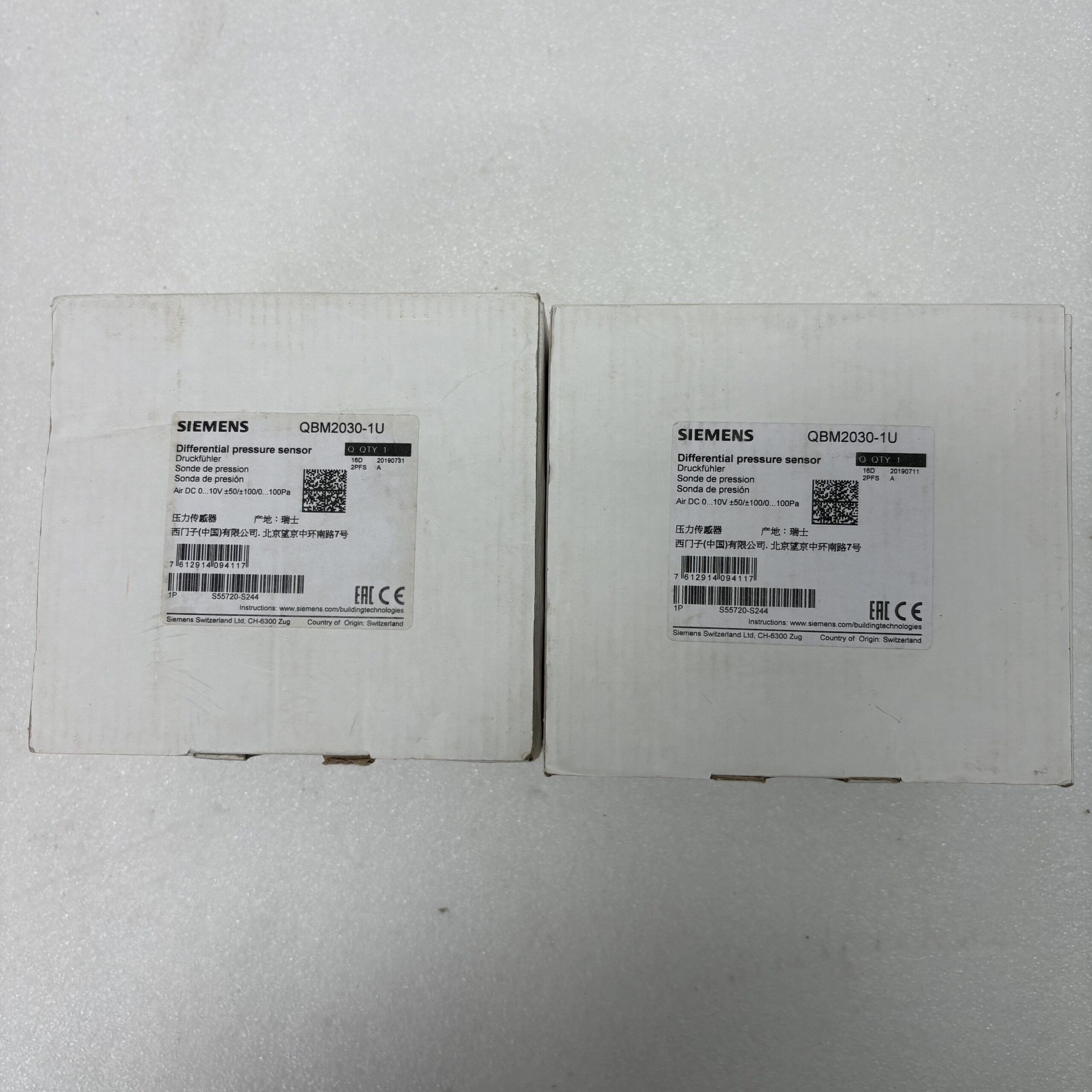 SIEMENS QBM2030-1U Differential Pressure Sensor - Image 8