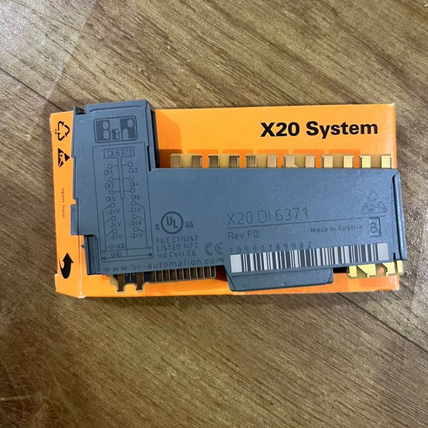 B&R X20DI6371 6-Channel 24 VDC Digital Input Module - Image 2