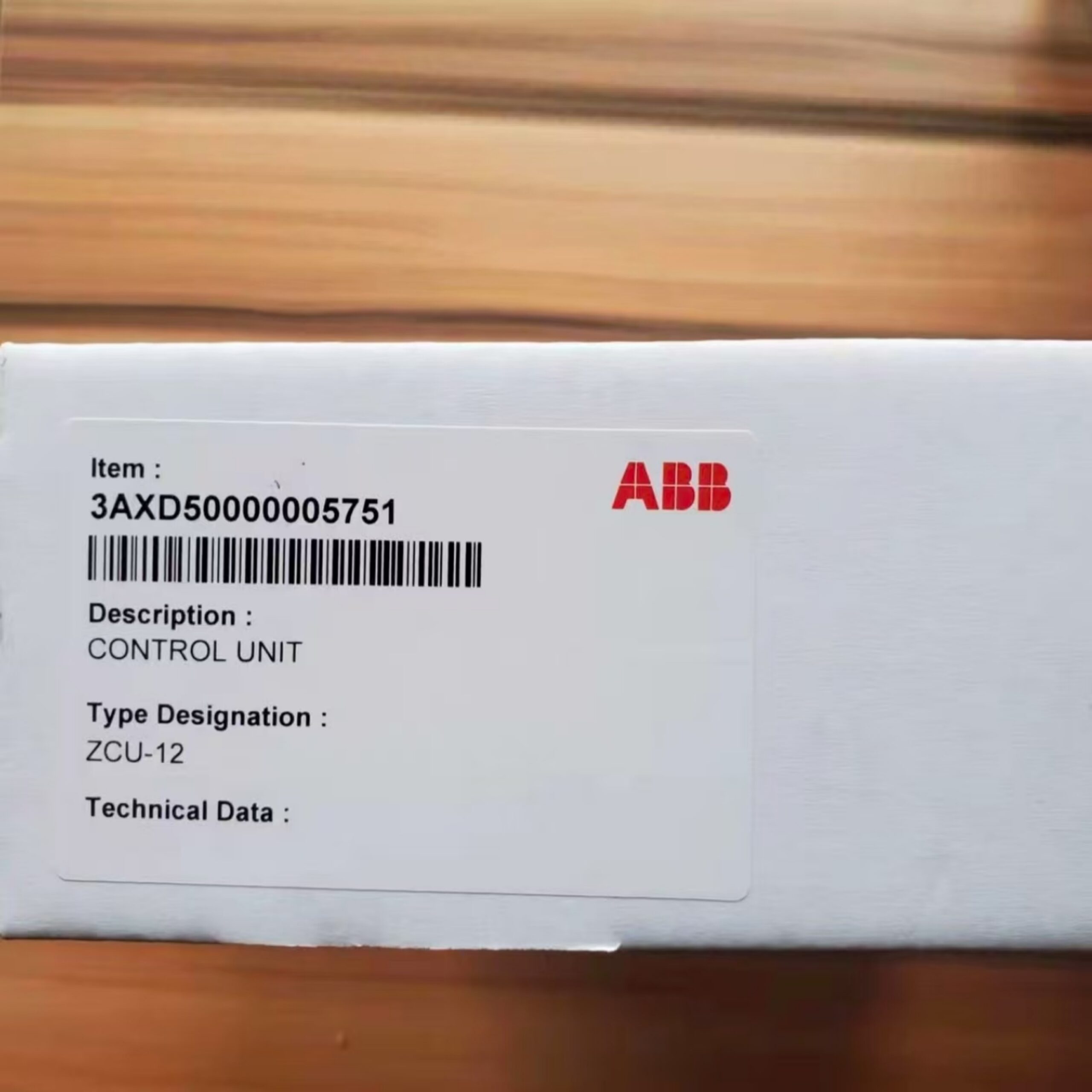 ABB ZCU-12 Drive Control Unit