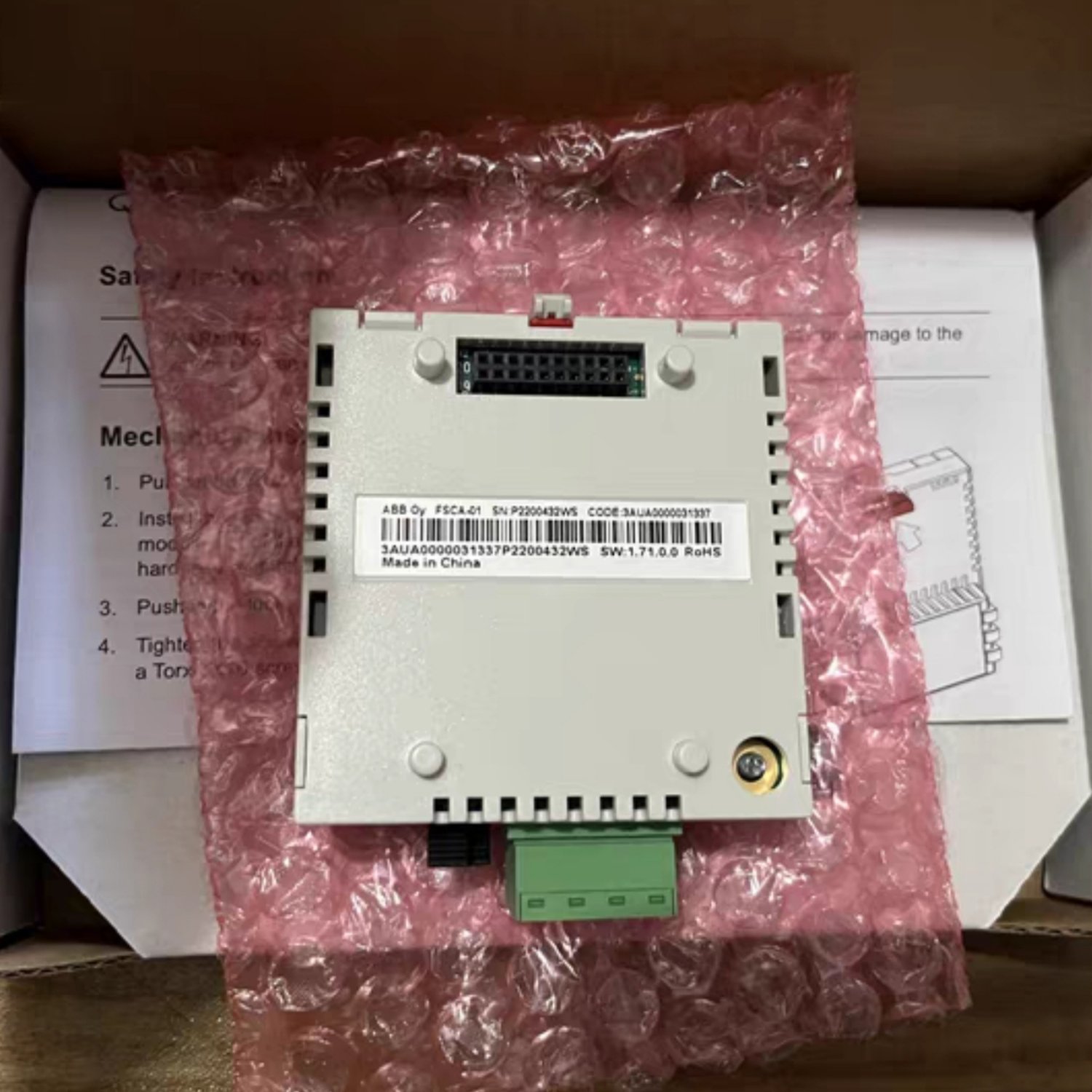 ABB FSCA-01 RS-485 Fieldbus Adapter - Image 3