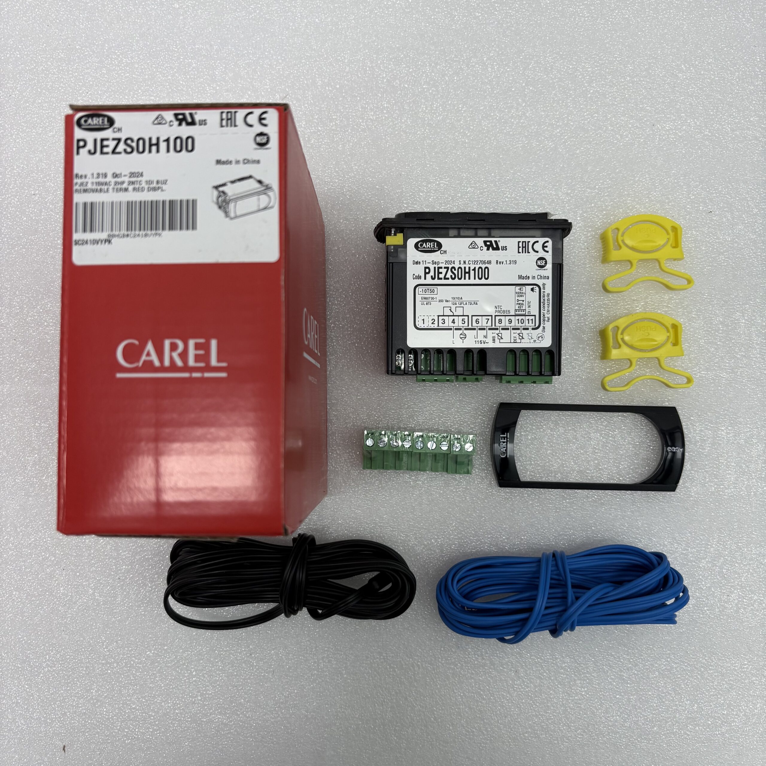 CAREL PJEZS0H100 Refrigeration Controller – product view 1