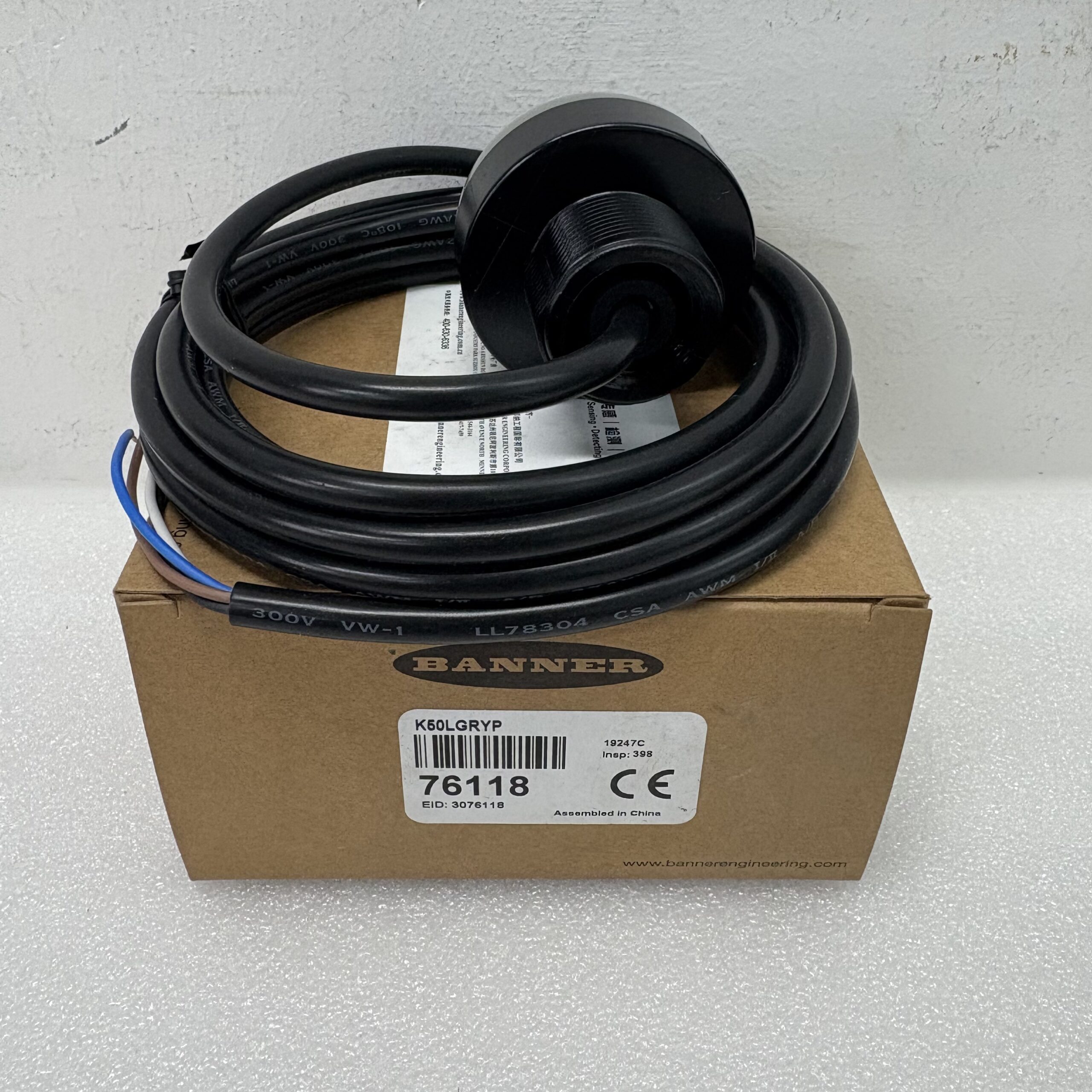 Banner K50LGRYP Three-Color LED Indicator – product view 2