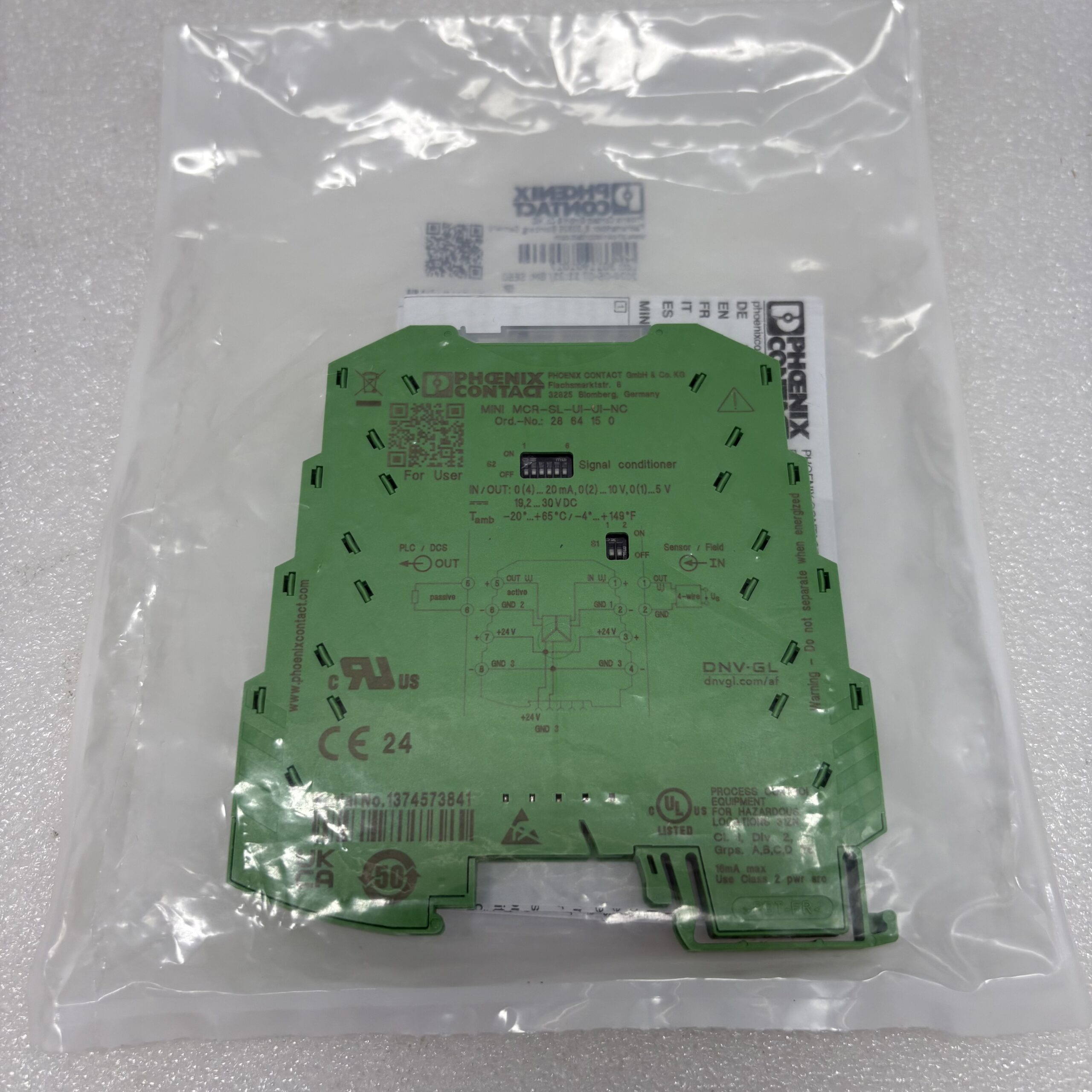 Phoenix Contact MINI MCR-SL-UI-UI-NC Analog Signal Conditioner – product view 2