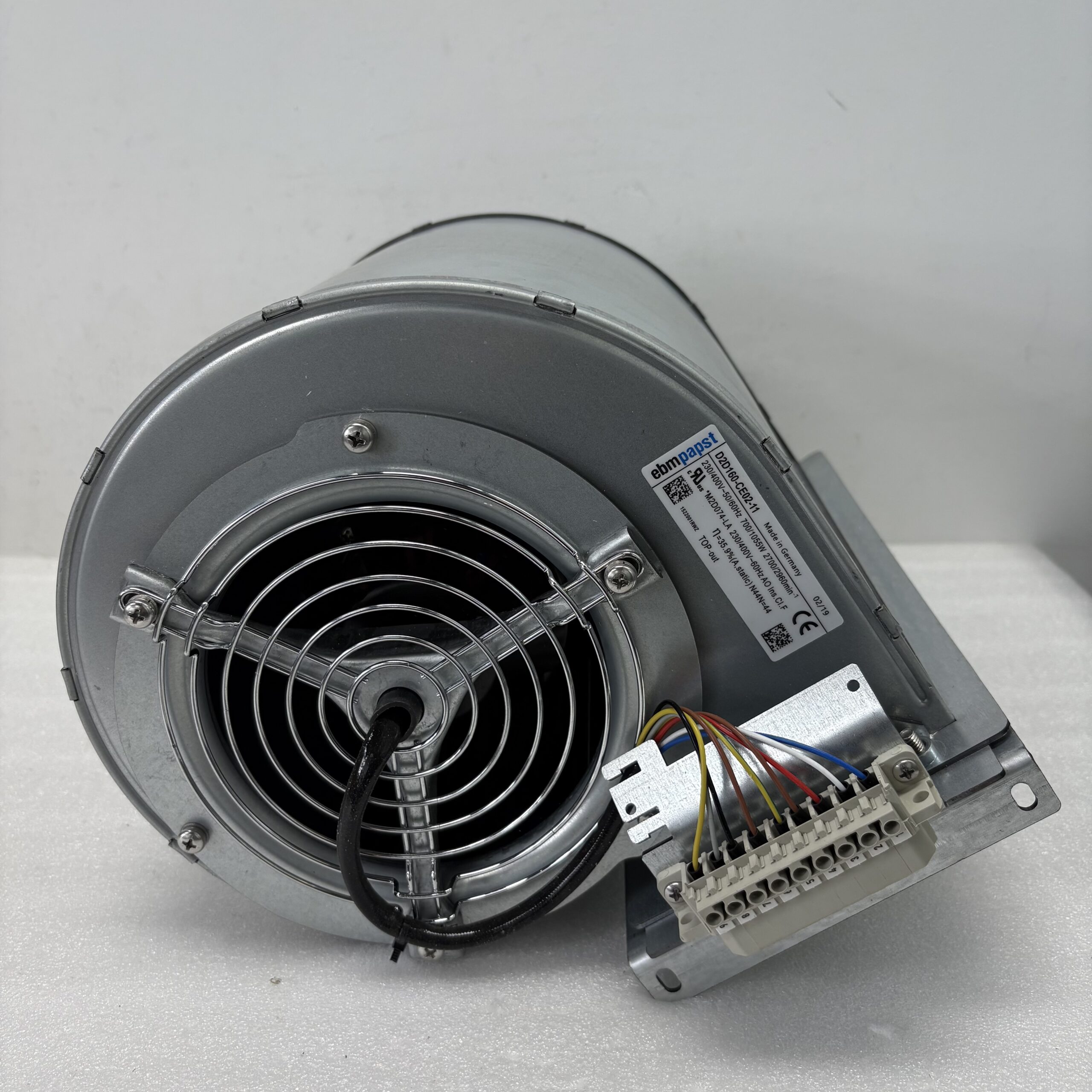 ebm-papst D2D160-CE02-11 AC Centrifugal Blower – product view 1