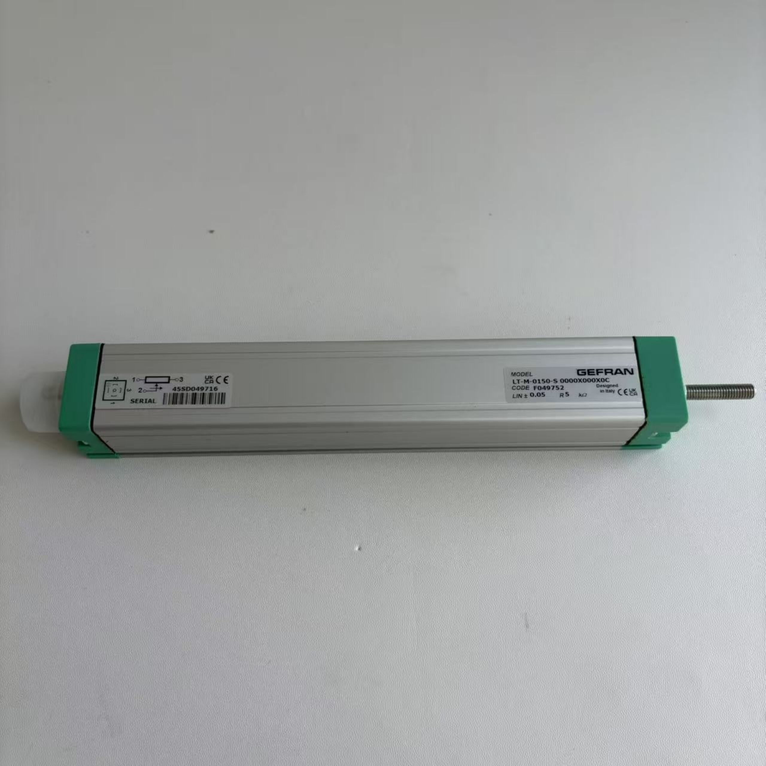 Gefran LT-M-0150-S 0000X000X0C Potentiometric Linear Position Transducer – product view 2